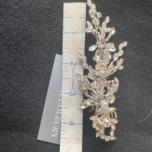 Silver bridal comb
